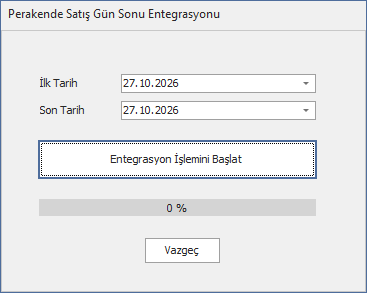 Perakende Satışların Yeniden Entegrasyonu